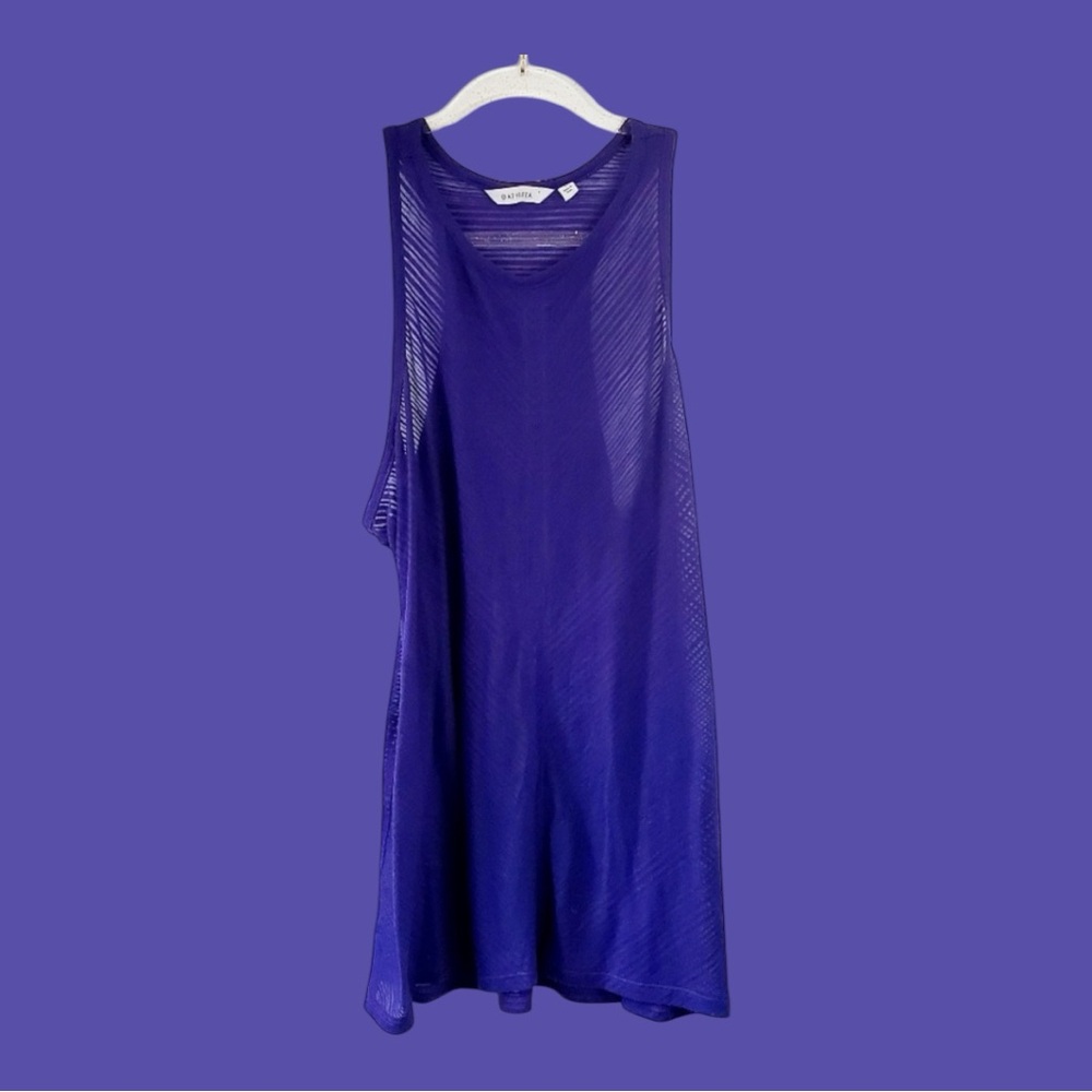 Athleta Purple Athletic Tank Size Large